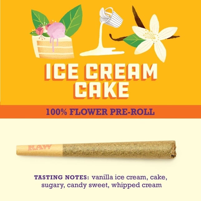 Paper Crane - Ice Cream Cake Pre-Roll (1g) - Image 1 Paper Crane - Ice Cream Cake Pre-Roll (1g) - Image 1