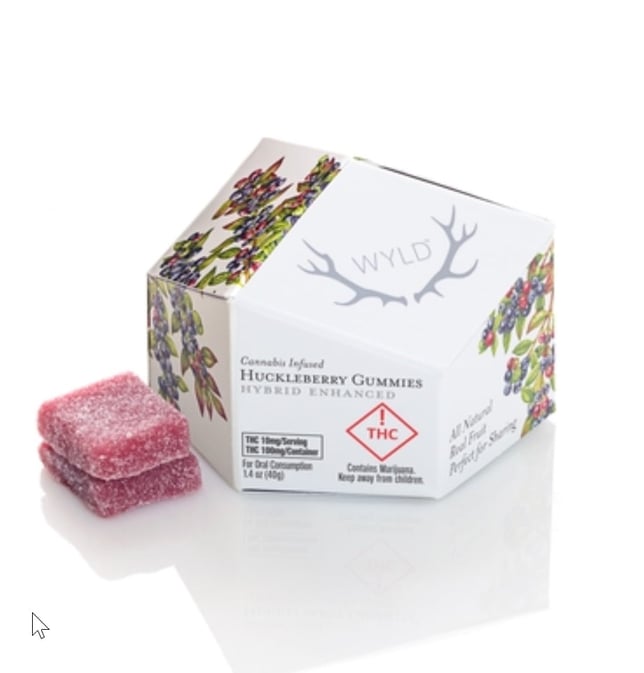 Huckleberry Hybrid Enhanced Gummies | 100mg THC - Image 1