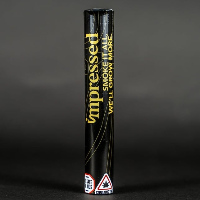 LIMITED SUPPLY Impressed - Apples & Bananas Pre-Roll (1g) - Image 1 LIMITED SUPPLY Impressed - Apples & Bananas Pre-Roll (1g) - Image 1