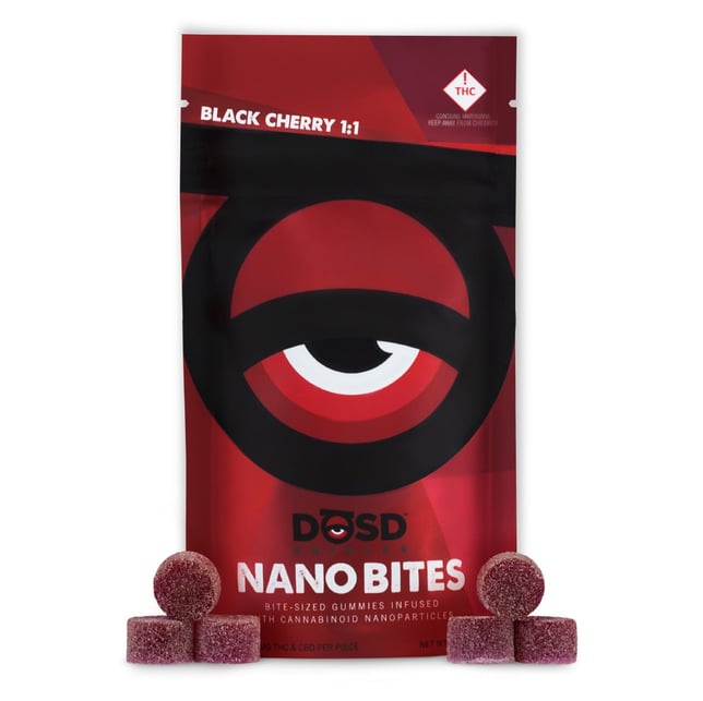 Black Cherry 1:1 [10pk] (100mg CBD/100mg THC) - Image 1
