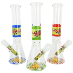 10" Beaker w/ Matching Downstem - Image 1 10" Beaker w/ Matching Downstem - Image 1