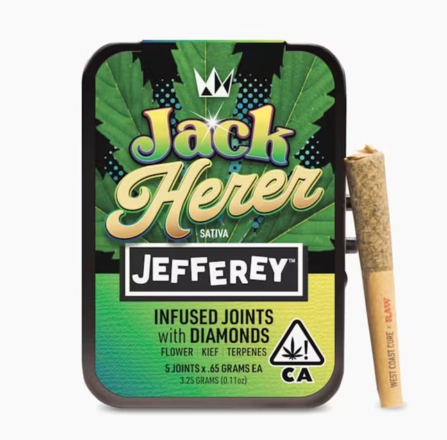Jack Herer - Jefferey Infused Joint .65g 5 Pack - Image 1