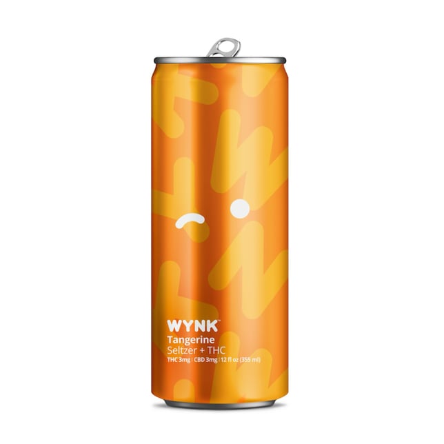 Wynk - Hemp Derived Tangerine 12oz (3mg THC 3mg CBD) - Image 1 Wynk - Hemp Derived Tangerine 12oz (3mg THC 3mg CBD) - Image 1