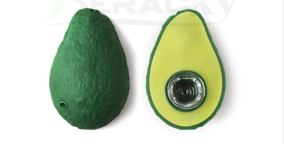 Silicone Avocado Pipe