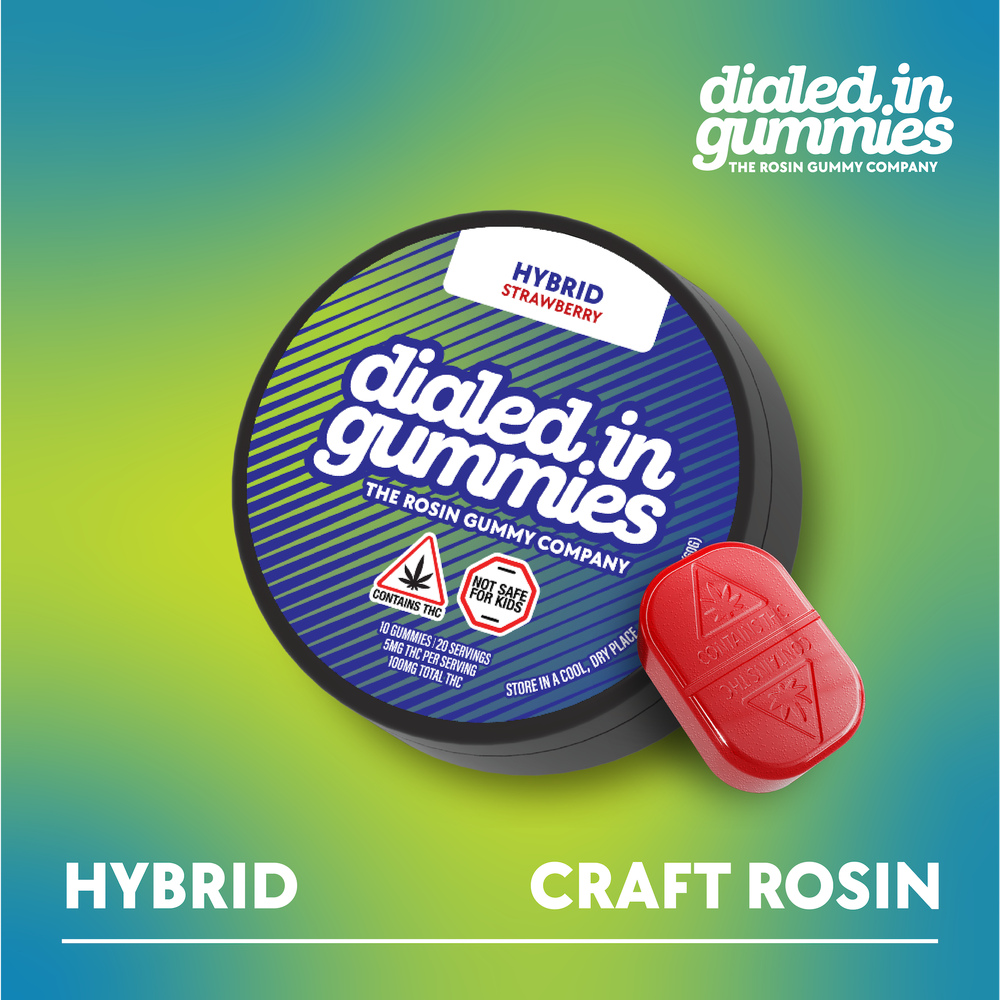 100mg - Strawberry - Rosin Gummies (10pk)