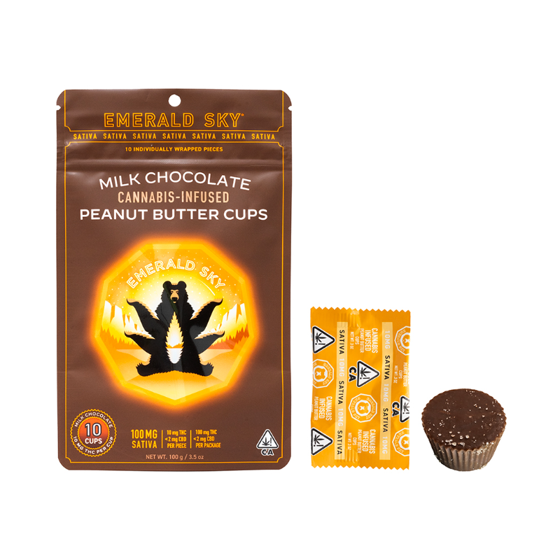 Peanut Butter Cups Milk Chocolate | 10pk/10mg - 100mg | Sativa