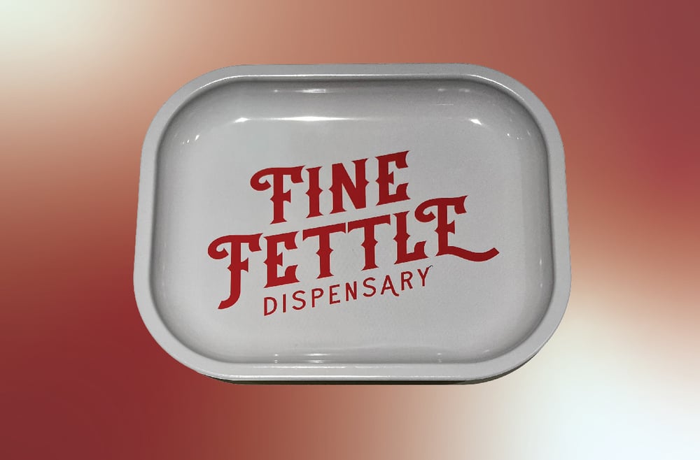 White Fine Fettle Rolling Tray White Fine Fettle Rolling Tray