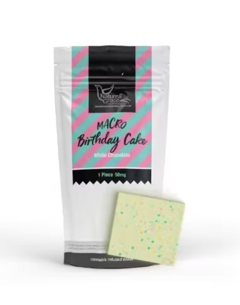 NGW -- MACRO Birthday Cake -- Square -- 50mg