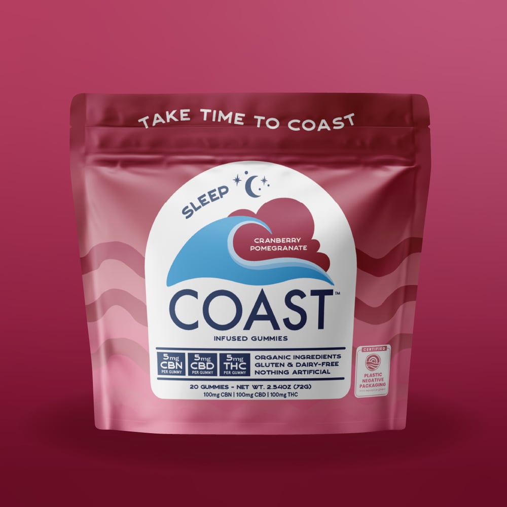 5mg 1:1:1 THC:CBD:CBN Cranberry-Pomegranate Gummies | 20pk