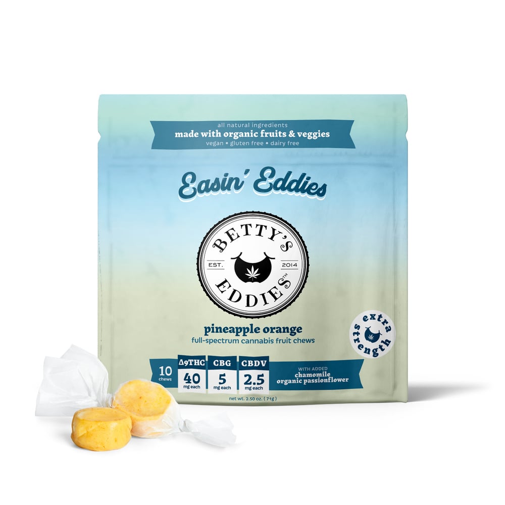 Easin' Eddies - Pineapple Orange [10pk] (400mg THC/50mg CBG/25mg CBDV)
