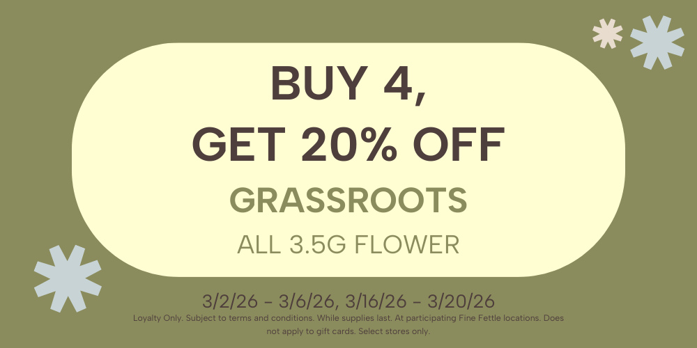 Grassroots Eighths | Buy 4, Get 20% Off special