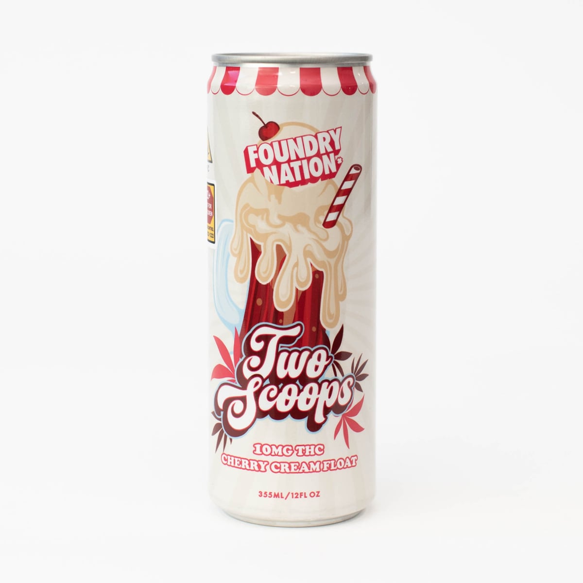 Foundry Nation - Two Scoops - Hemp Derived - Cherry Cream Float 10mg THC