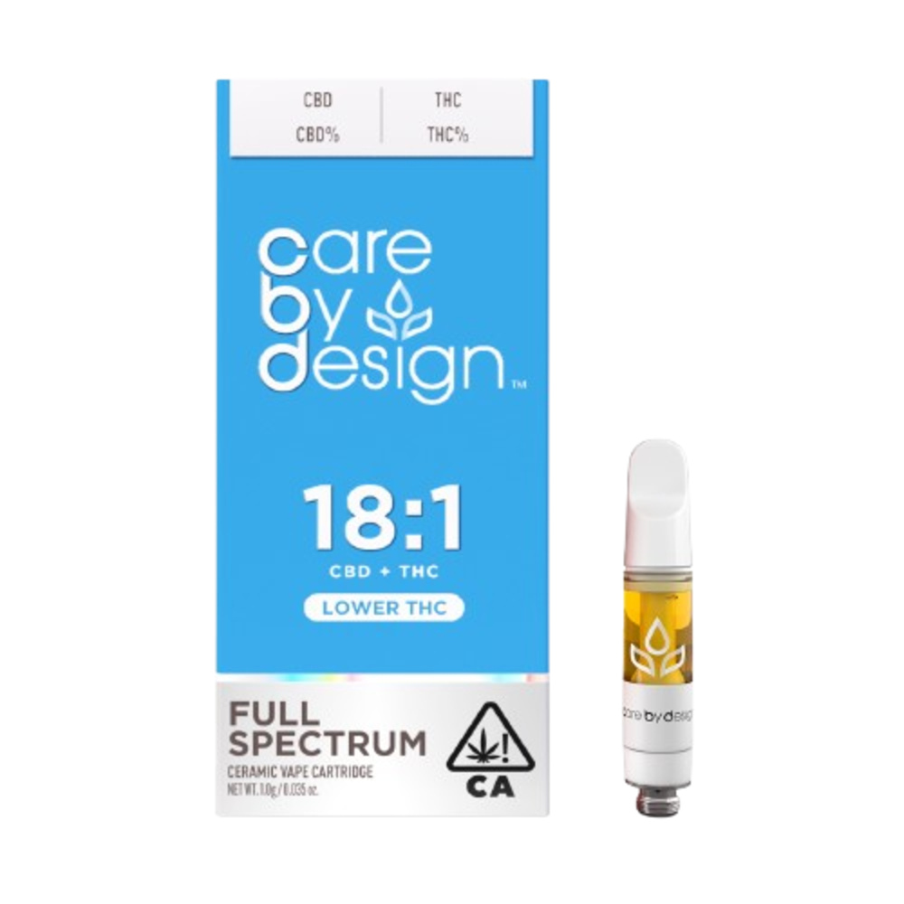 Care By Design | 18:1 Full Spectrum Vape Cartridge 1 Gram