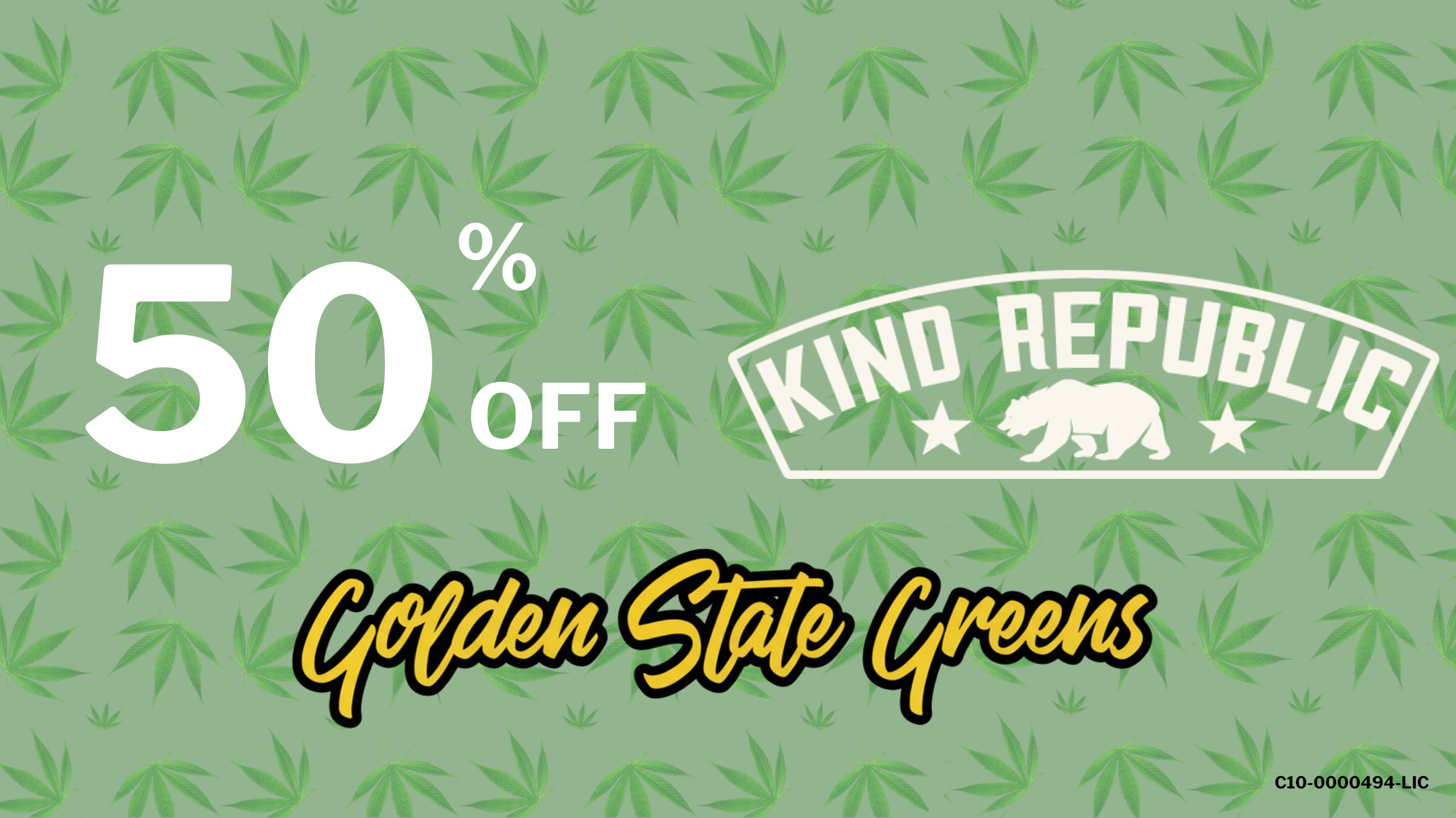 KIND REPUBLIC - 50% OFF! special