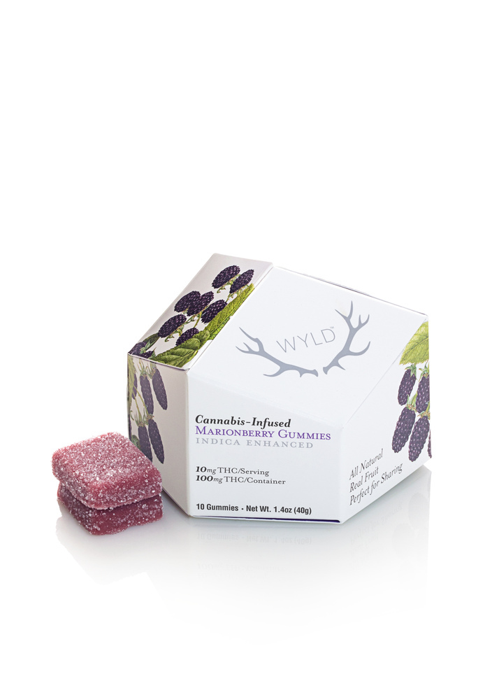 Marionberry Indica Enhanced Gummies | 100mg THC