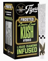 Lemon Lime Kush (2.5g) - Diamond Frosted Flyers Pre-Rolls Lemon Lime Kush (2.5g) - Diamond Frosted Flyers Pre-Rolls