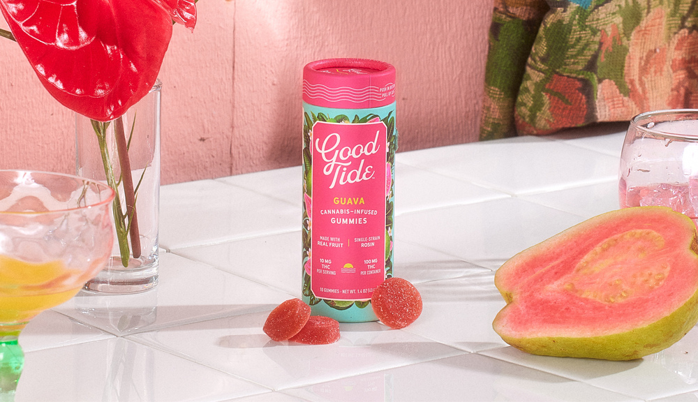 Good Tide | Guava Live Rosin Gummies | Hybrid Enhanced Balanced | 10pk 100mg |