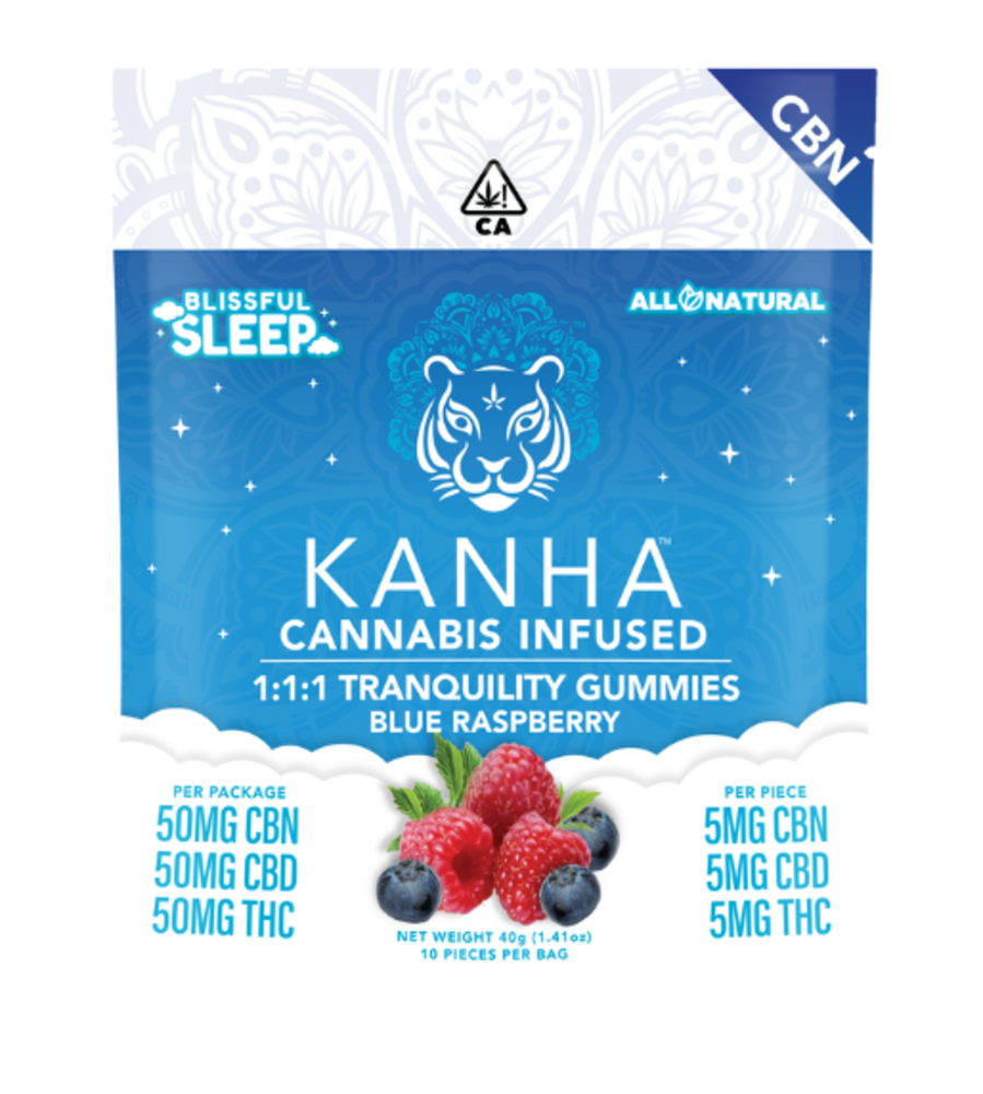 1:1:1 Sleep Tranquility (50mg CBD/50mg THC/50mg CBN) [10pk]