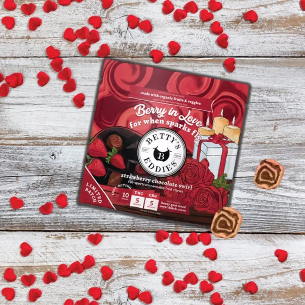Berry In Love - Strawberry Chocolate Swirl [10pk] (50mg THC/50mg CBG)