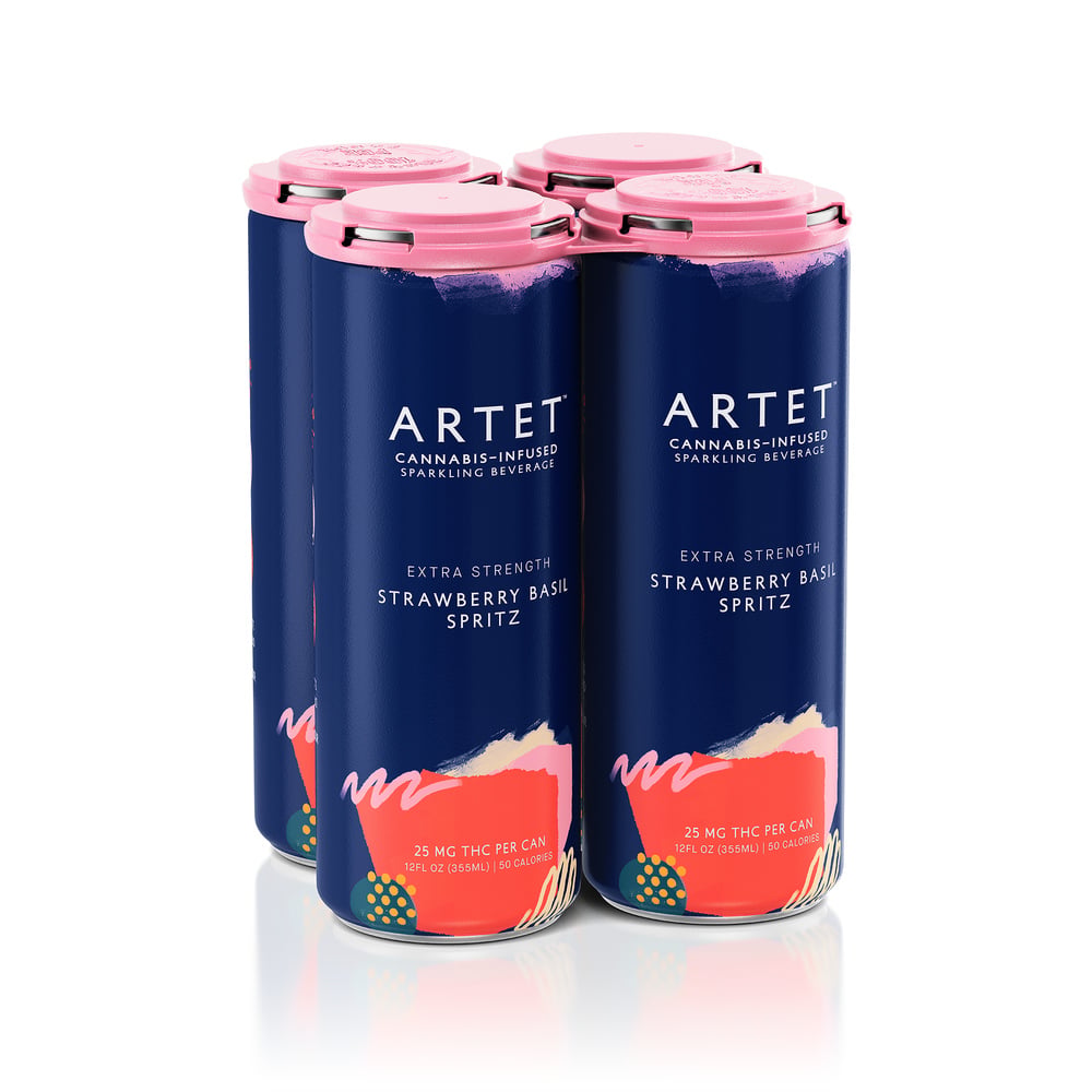 Extra Strength Strawberry Basil Spritz