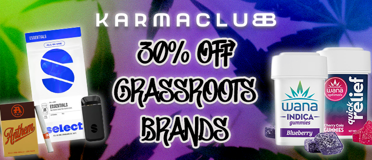 30% Off Grassroots Brands special