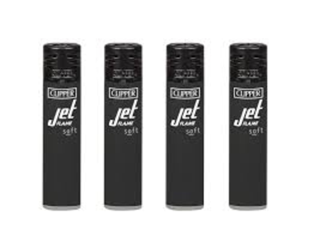 Jet Flame Lighter - Soft Black