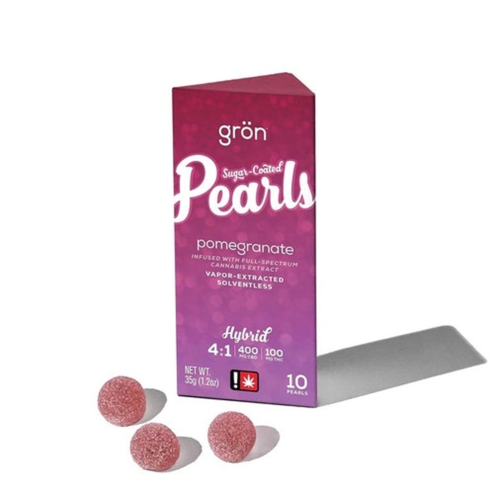 4:1 Pomegranate Pearls - Hybrid (400mg CBD /100mg THC)