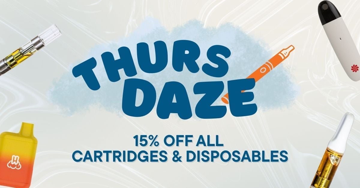 15% Off All Vapes & Dispoosables special