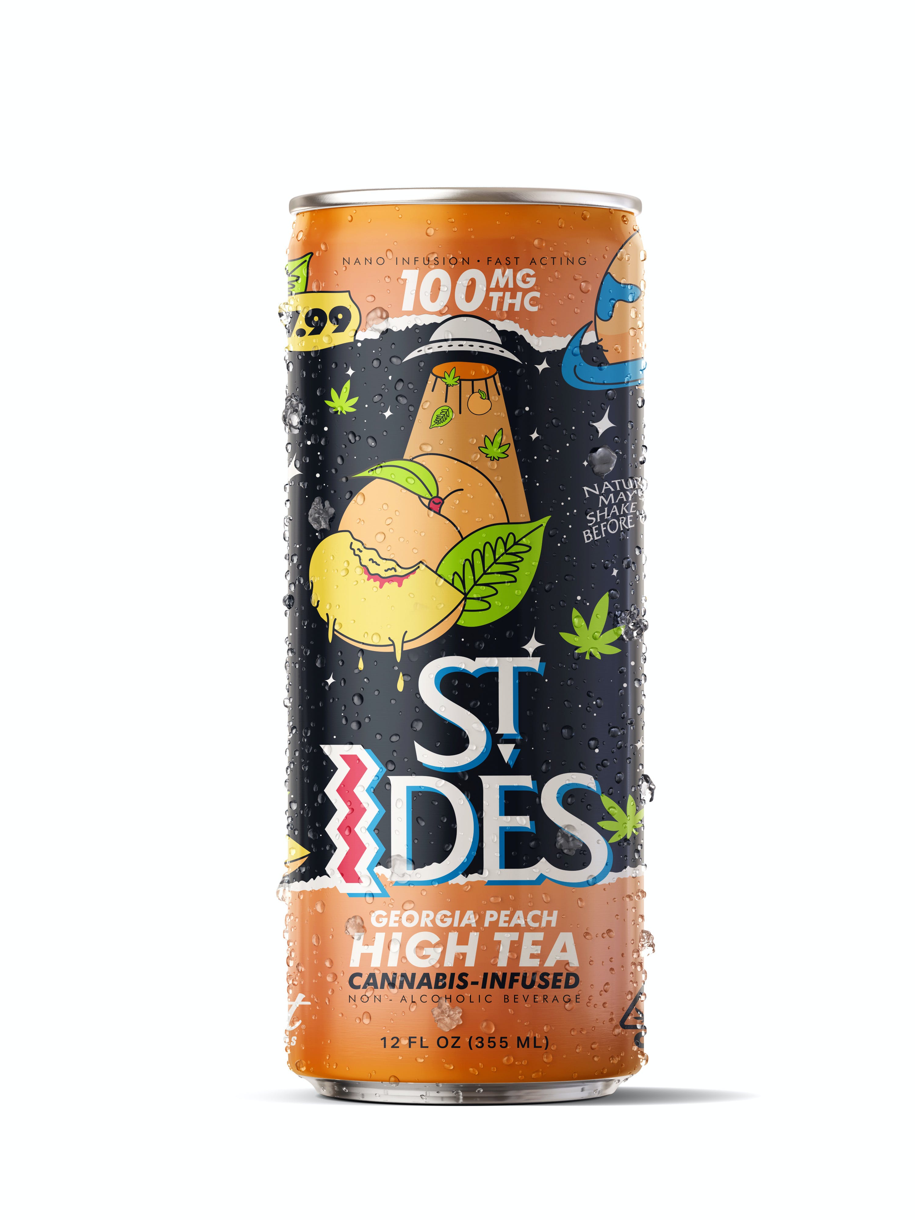 GEORGIA PEACH 100MG 12FL OZ TEA