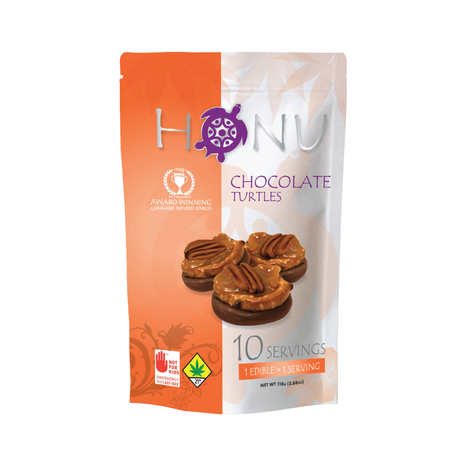 Chocolate Turtle - Sativa [10pk] (100mg)