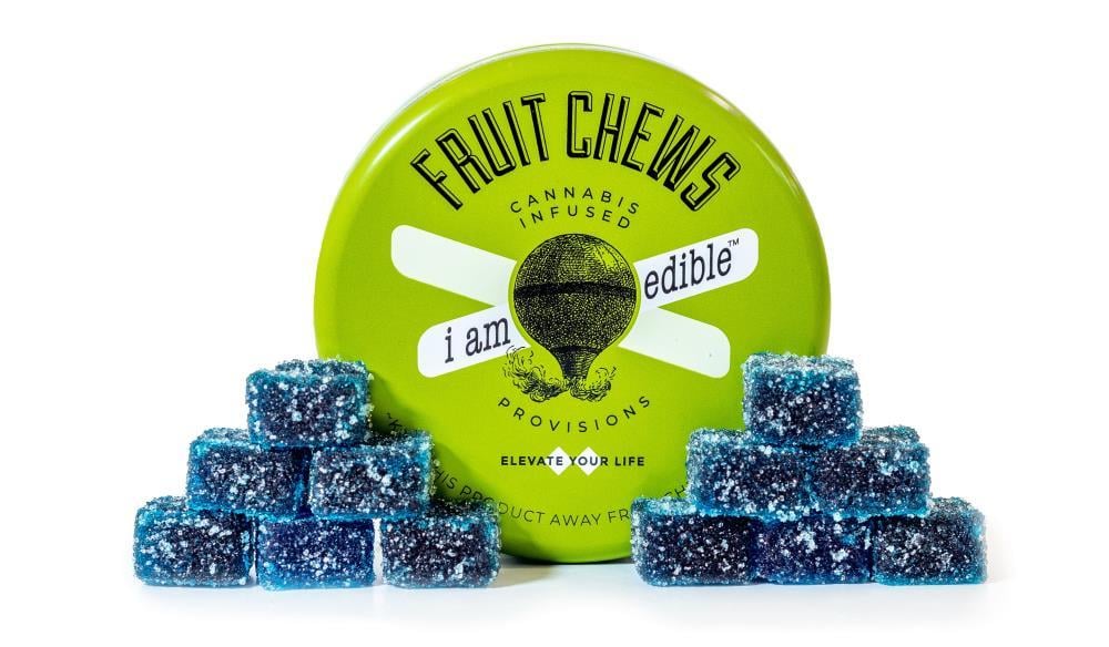 Blue Raspberry [20pk] (100mg) I Am Edible Fruit Chews Jane