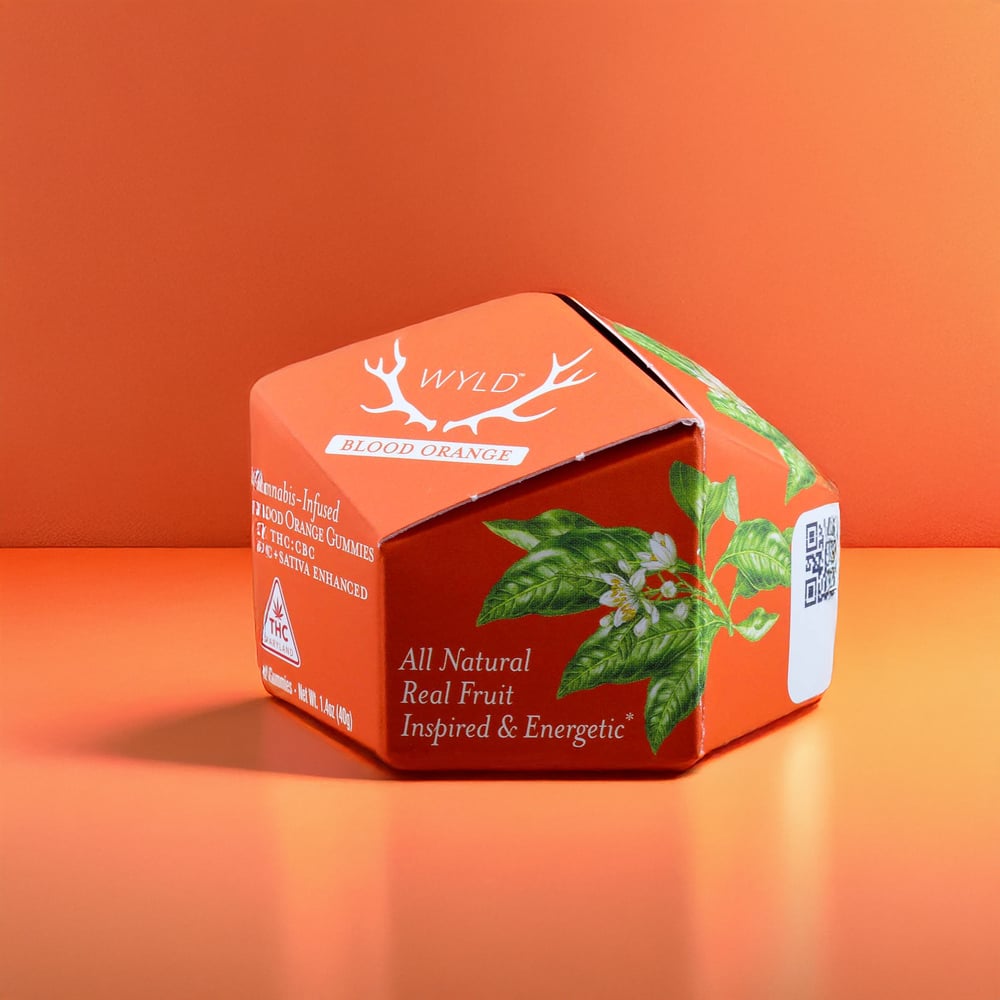 Blood Orange 1:1 CBC + Sativa Enhanced Gummies | 100mg THC:100mg CBC