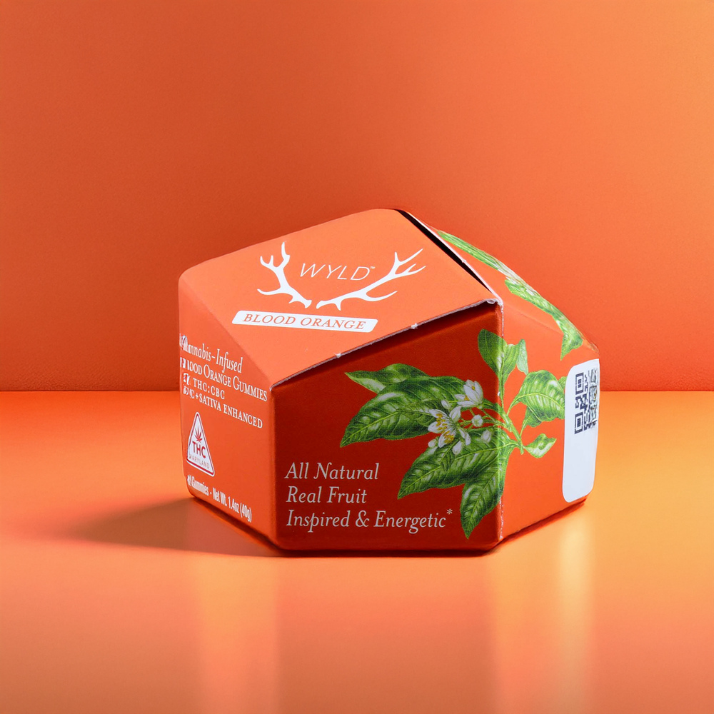 Blood Orange 1:1 CBC + Sativa Enhanced Gummies | 100mg THC:100mg CBC