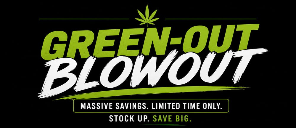 GGF- 40% OFF Green out Blowout! special