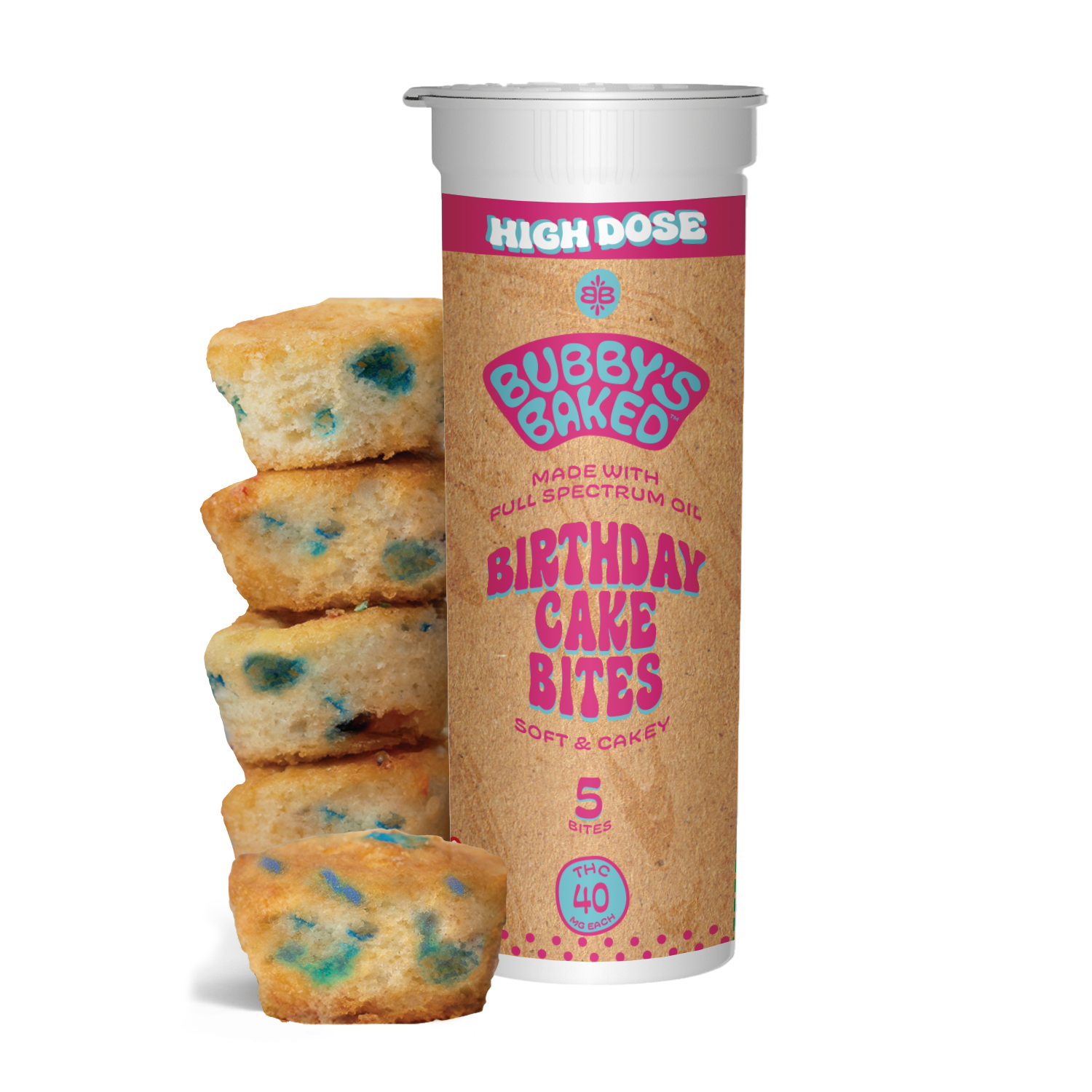 Birthday Cake Bites [5pk] (200mg)