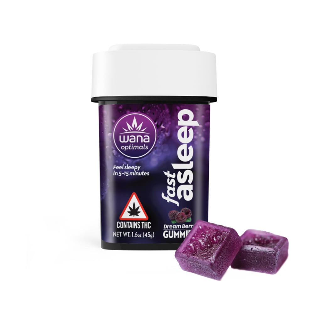 Sour Fast Asleep DreamBerry Gummies |20pk| THC:CBD:CBN:CBG:melatonin|