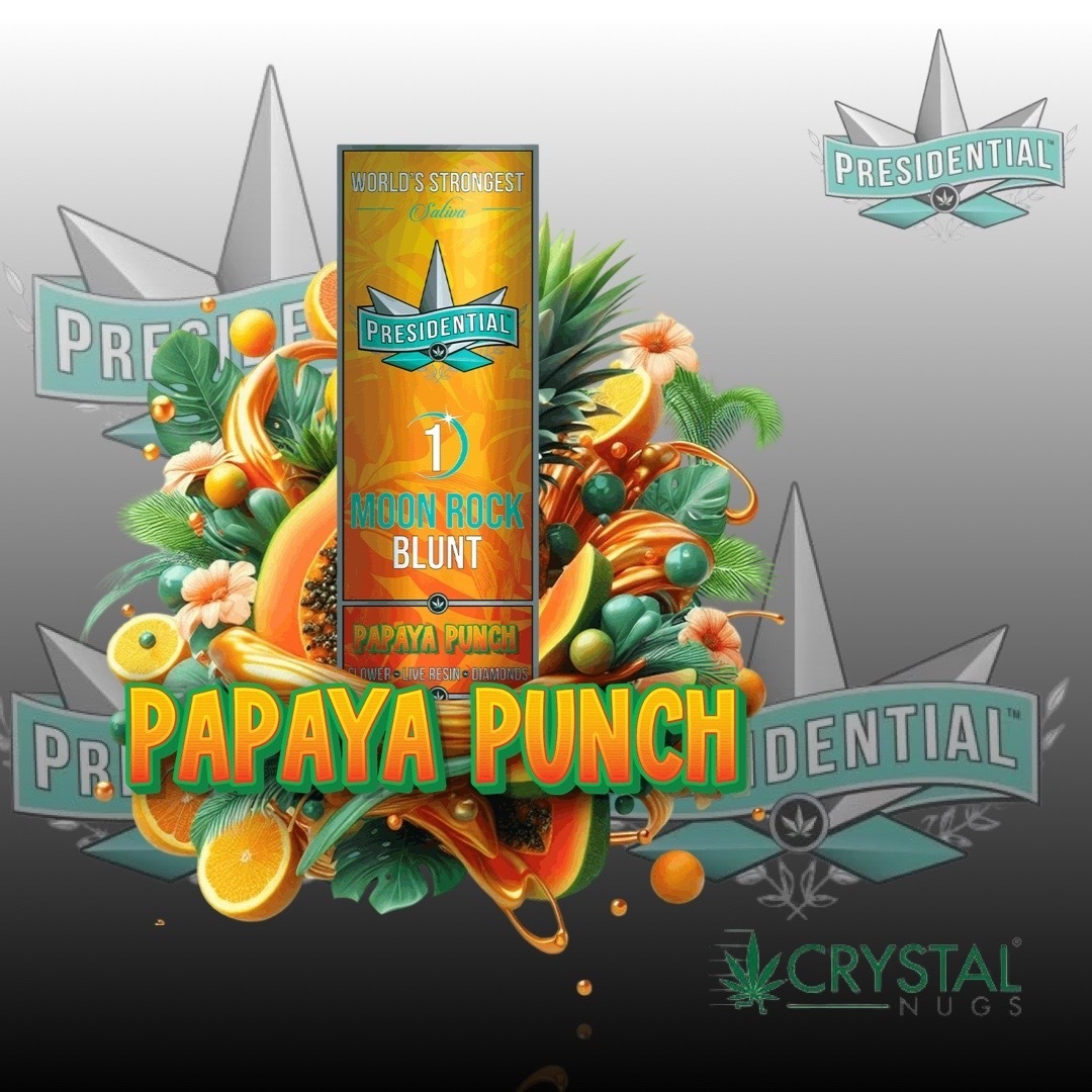 Shop Presidential RX - Papaya Punch [1.5g] - Blunt | Crystal Nugs  Dispensary Sacramento, CA