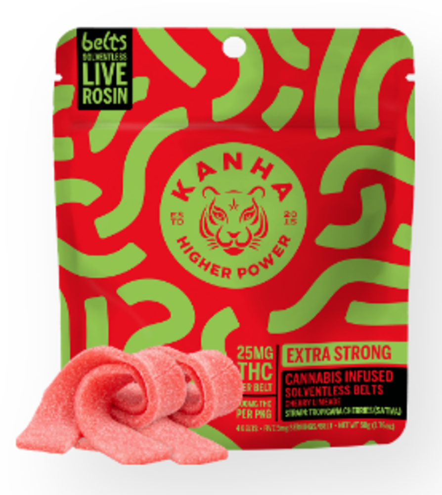 Cherry Limeade Live Rosin Belts - Sativa [4pk] (100mg)