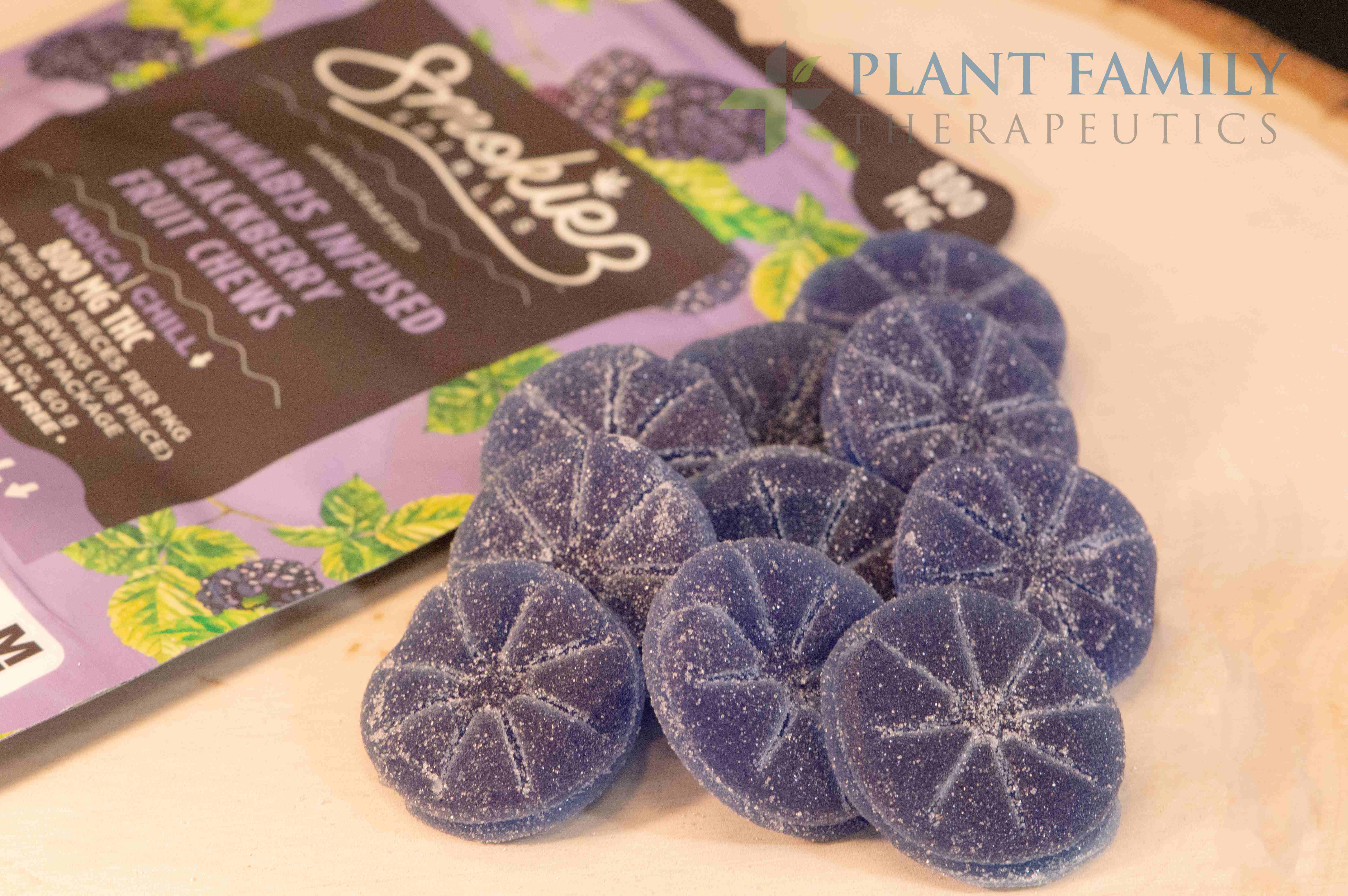 Smokiez Blackberry Indica Gummies [10pk] (800mg)