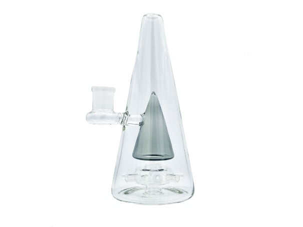 8" Double Cone Showerhead Perc Rig Banger Included