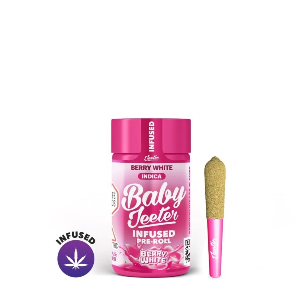 Jeeter - Berry White (I) Infused Baby Jeeter 0.5g 5pk (2.5g) Jeeter - Berry White (I) Infused Baby Jeeter 0.5g 5pk (2.5g)