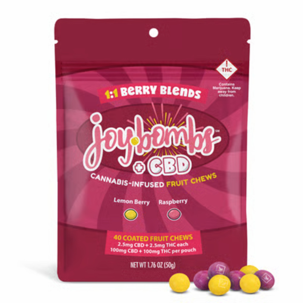 Joy Bombs + CBD 1:1 Berry Blends - 100mg THC