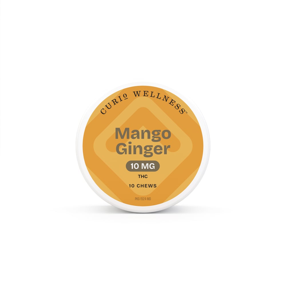 Mango Ginger Chews | 100mg | 10pk