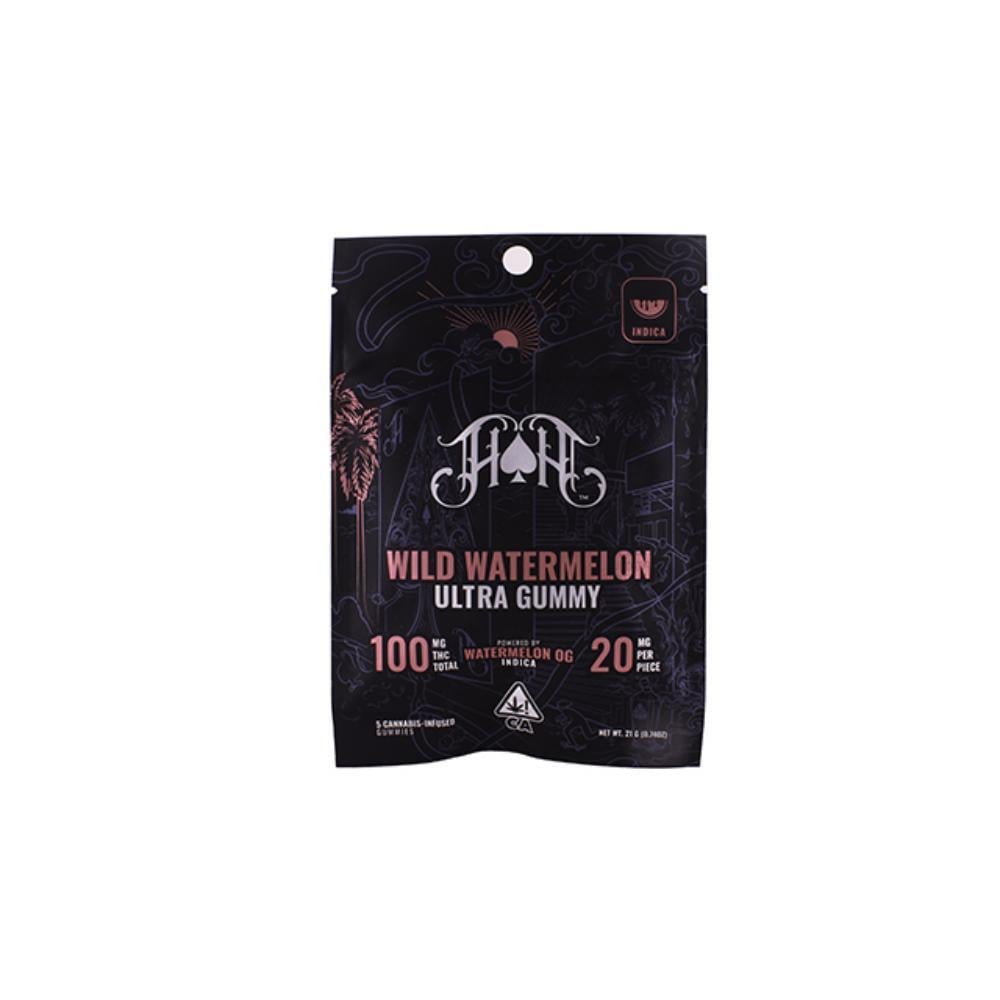 Wild Watermelon | Indica - Ultra Pure Gummies - 100mg THC Wild Watermelon | Indica - Ultra Pure Gummies - 100mg THC