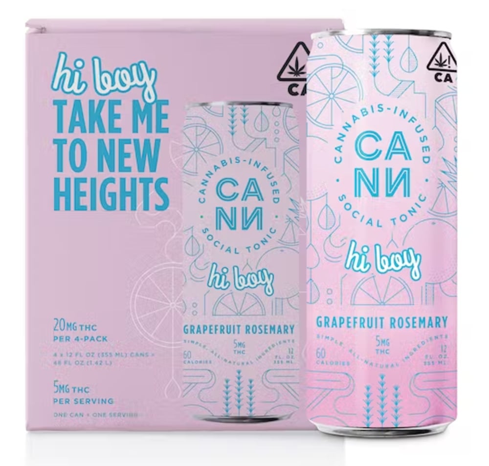 Grapefruit Rosemary Hi Boy [4pk] (5mg THC per Hi Boy)