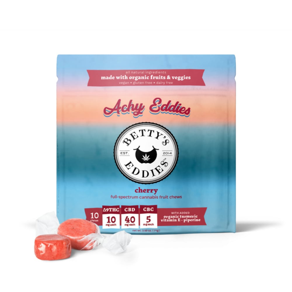 Achy Eddies - Cherry [10pk] (400mg THC/400mg CBD/50mg CBC)