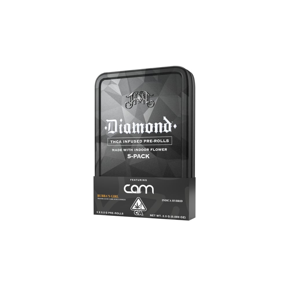 CAM: GG#4 | Hybrid - Diamond THCA-Infused Pre-Rolls - 2.5G 5-Pack