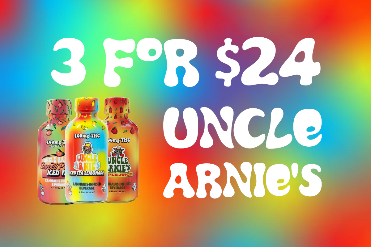 3 for $24 Uncle Arnie's 8oz special