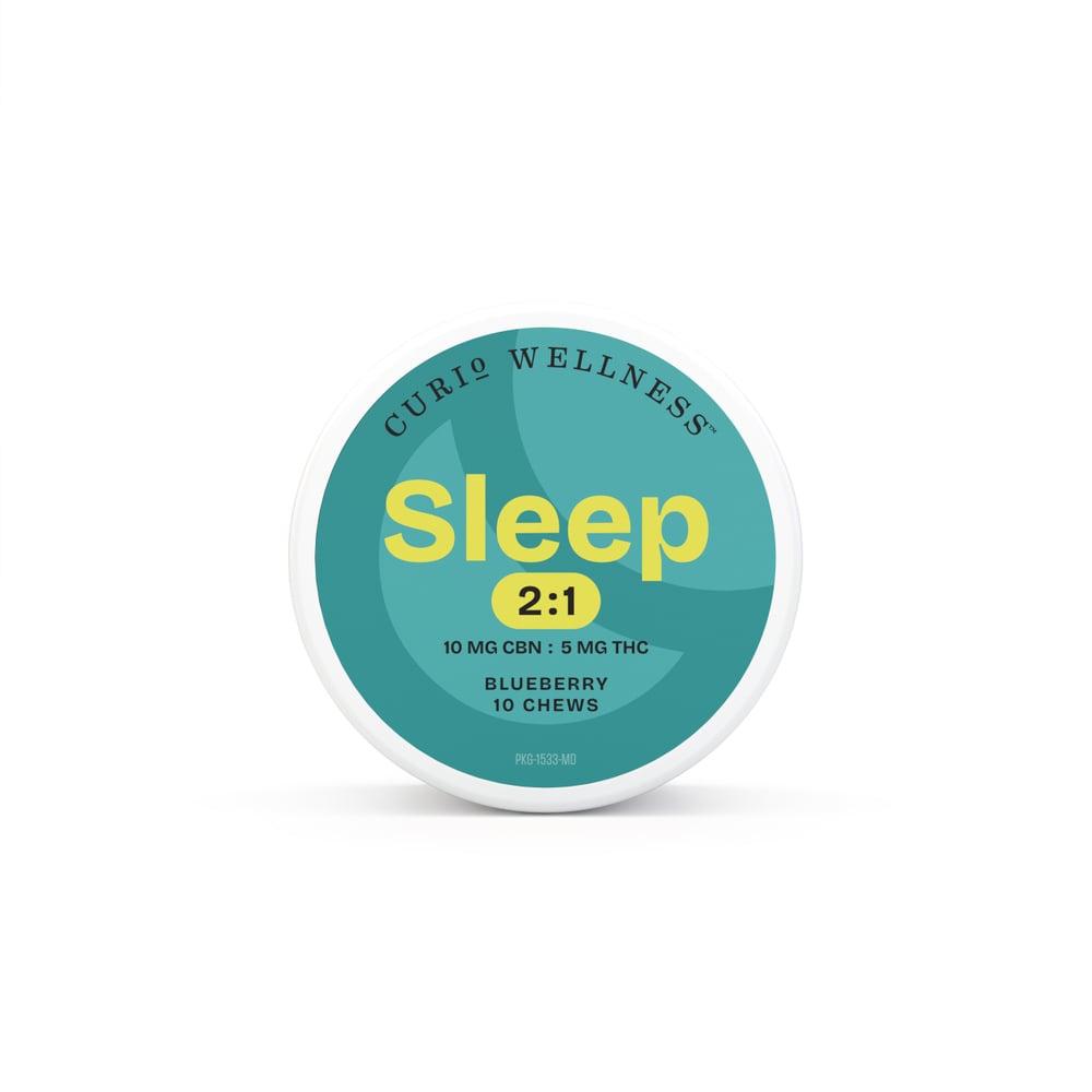 Sleep | 2:1 Chews | Blueberry [10pk] (100mg CBN/50mg THC)