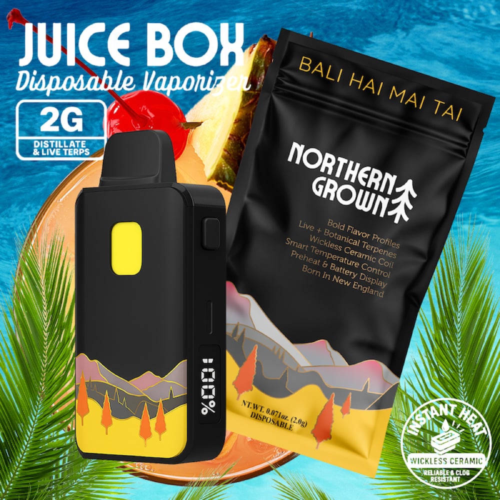 Northern Grown - Bali Hai Mai Tai Juice Box Disposable (2g) Northern Grown - Bali Hai Mai Tai Juice Box Disposable (2g)